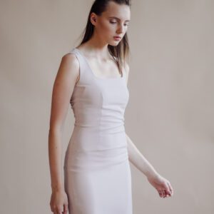 fashion portrait of young elegant woman